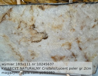 KWARCYT NATURALNY Cristalo/Lucent