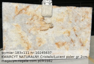 KWARCYT NATURALNY Cristalo/Lucent