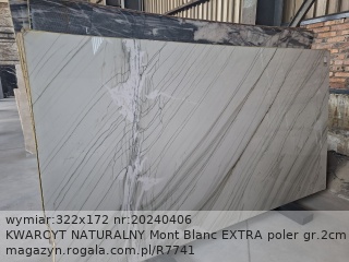 KWARCYT NATURALNY Mont Blanc EXTRA