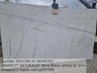 KWARCYT NATURALNY Mont Blanc