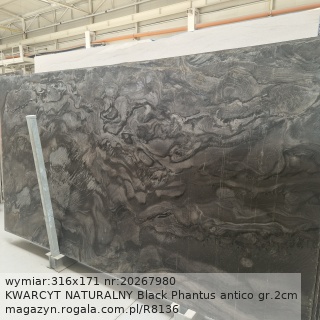 KWARCYT NATURALNY Black Phantus