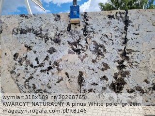 KWARCYT NATURALNY Alpinus White