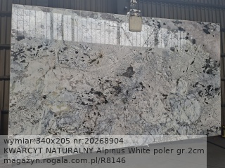 KWARCYT NATURALNY Alpinus White